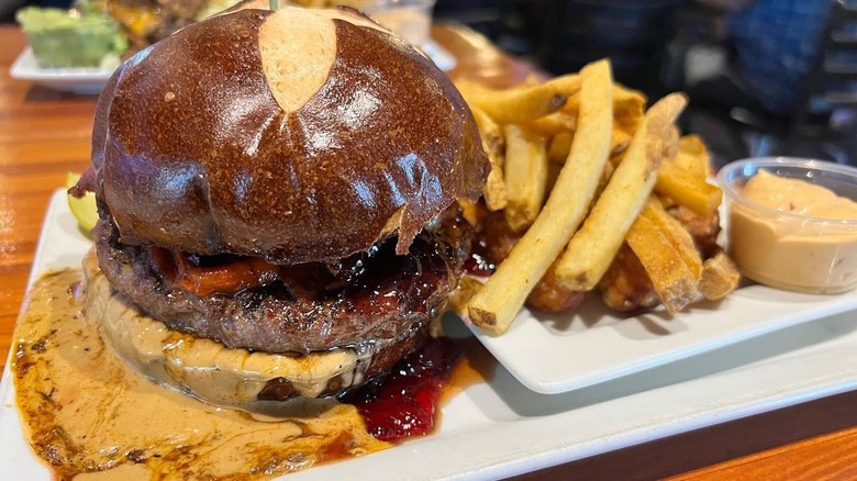 PB&J Burger from Caws