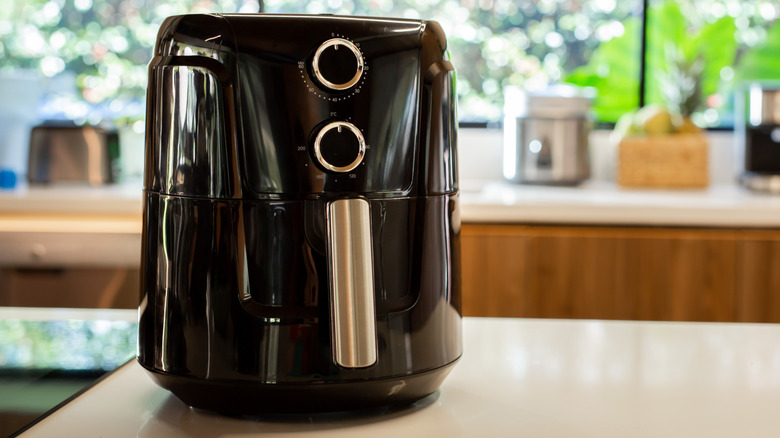 Air fryer on a kitchen countertop