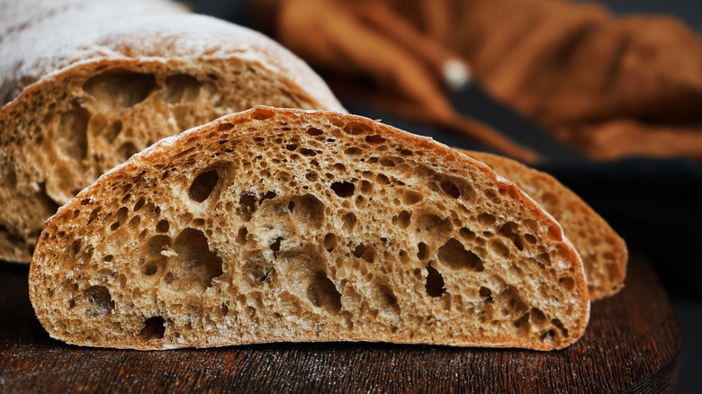 Sliced whole-wheat bread