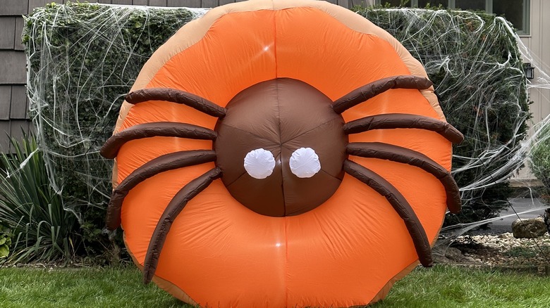 Dunkin's new inflatable Spider Donut