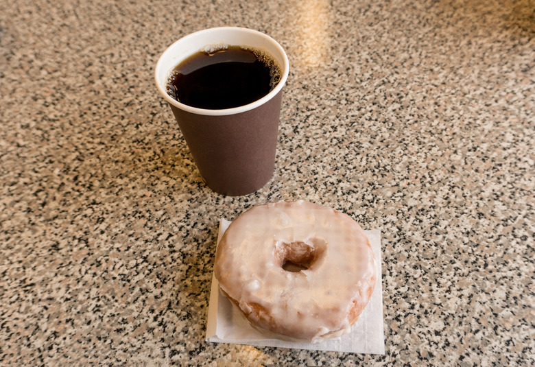 coffee and donut
