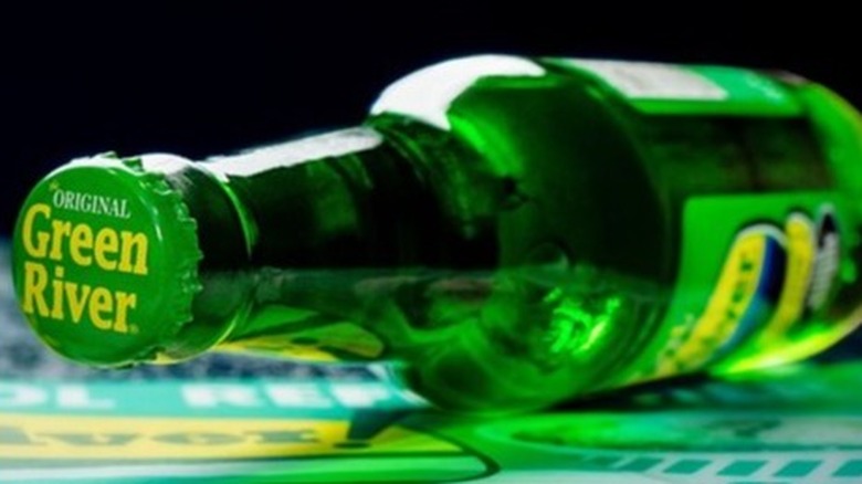 Bottle of Green River Soda