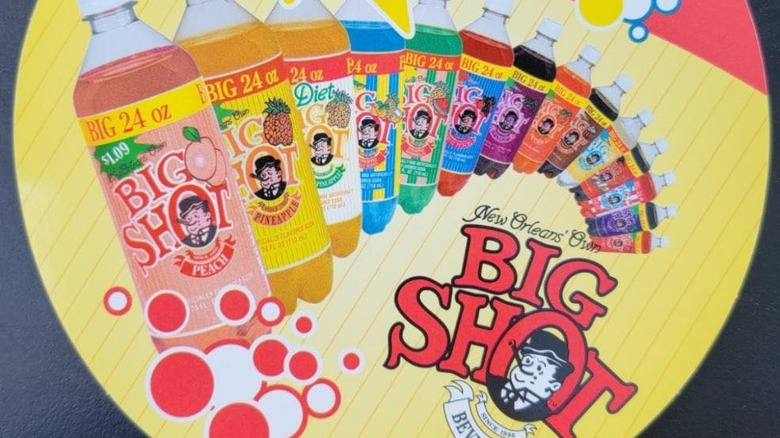 Big Shot Soda bottles