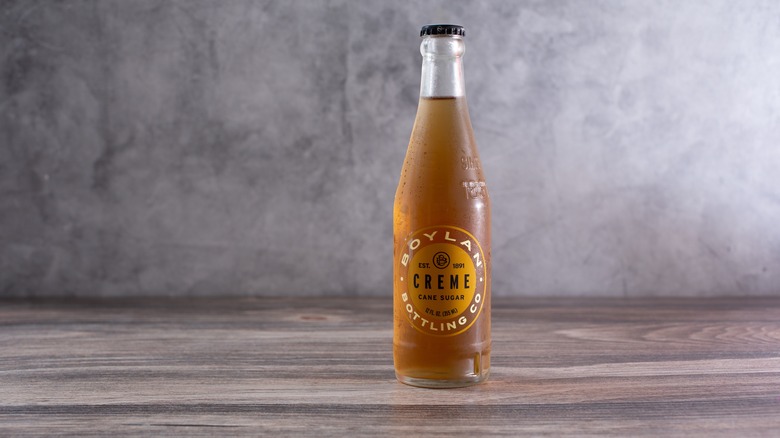 Bottle of Boylan creme soda