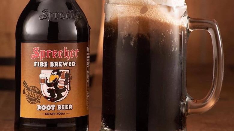 Sprecher Root Beer and Float