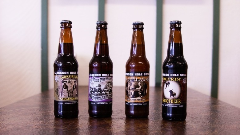 Assorted Jackson Hole sodas
