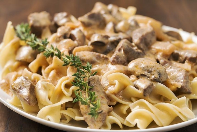 Instant Pot Beef Stroganoff
