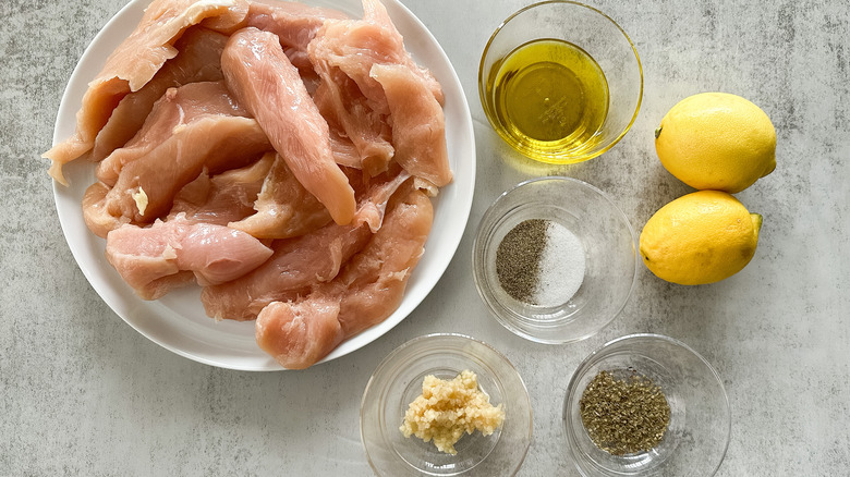easy lemon chicken ingredients