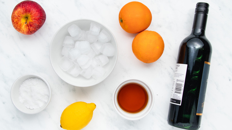 red wine sangria ingredients