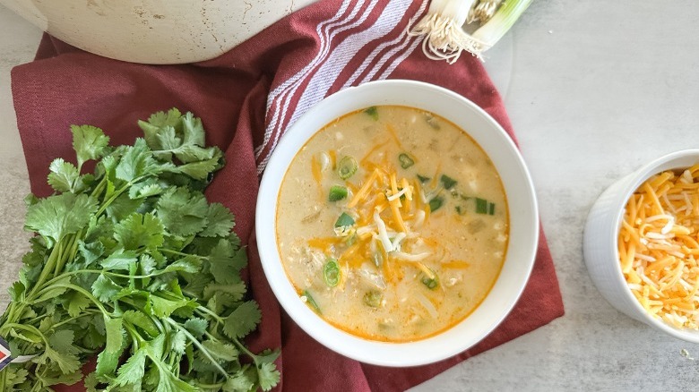 chili served in a bowl