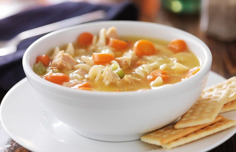 Lemon Pepper Chicken Noodle Soup