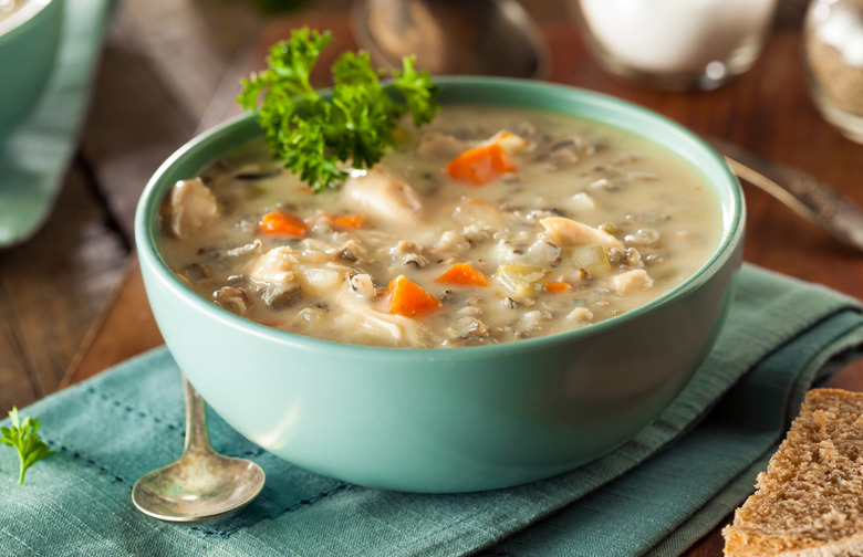 Wild Rice and Turkey Soup