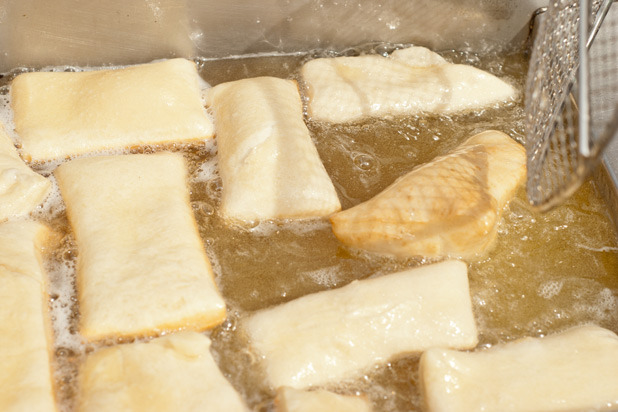 Frying Beignets