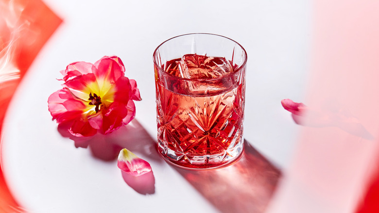 hibiscus flower cocktail