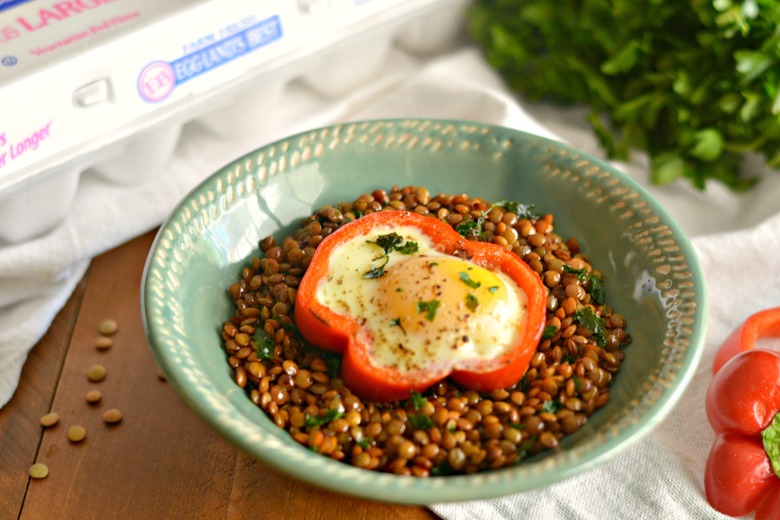 Egg Cup Lentil Bowls