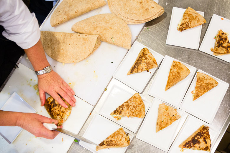 Chef Heather Gardea makes chicken quesadillas 