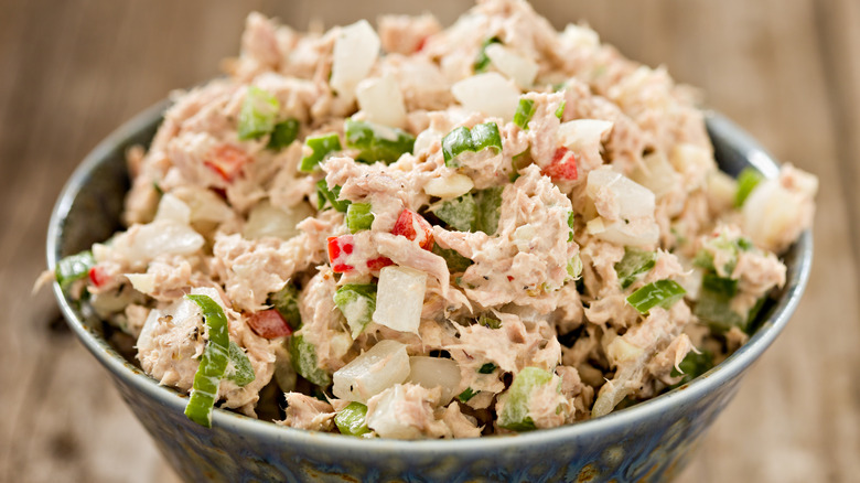 Bowl of tuna salad