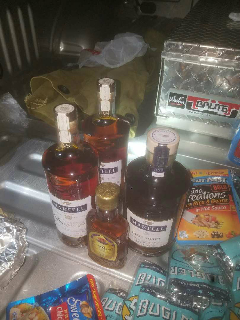 Escaped inmate's food, booze