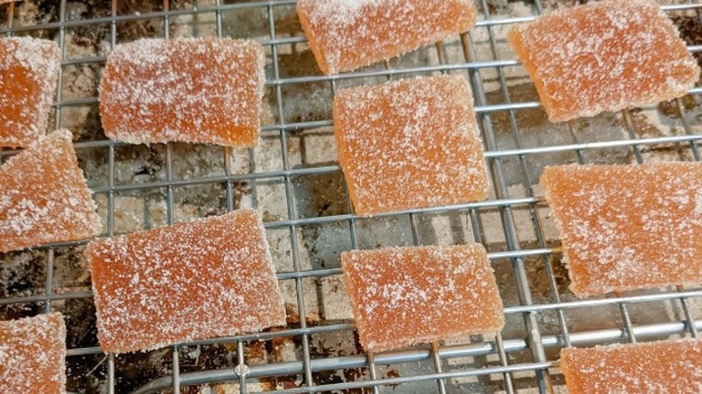 Tray of pate de fruits