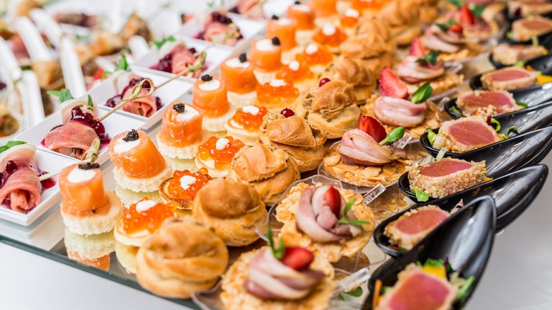 various French hors d'oeuvre