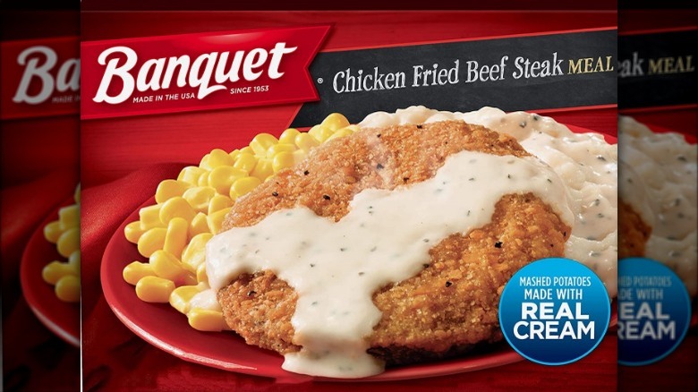 Banquet Chicken Fried Beef Steak Meal
