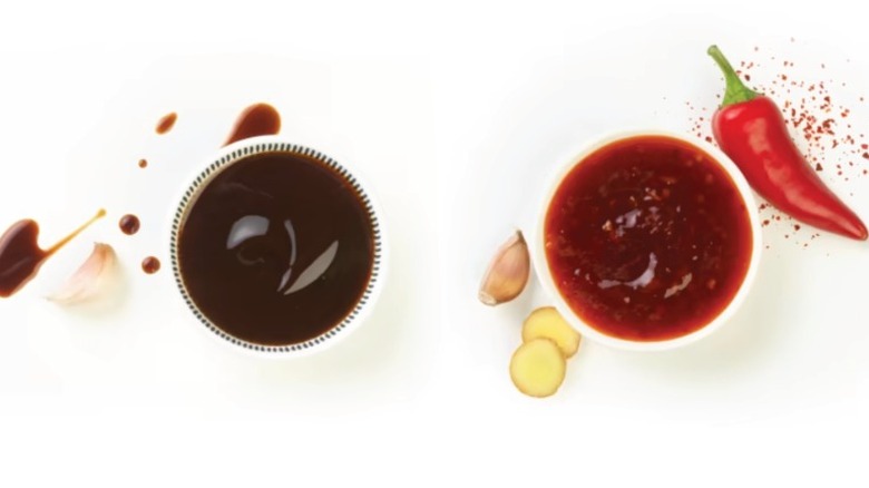 Teriyaki and Asian Zing sauces