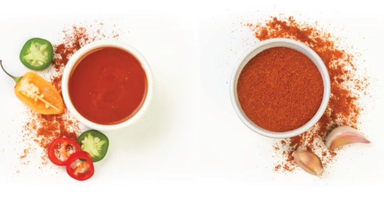 The Wild sauce and Desert Heat seasoning