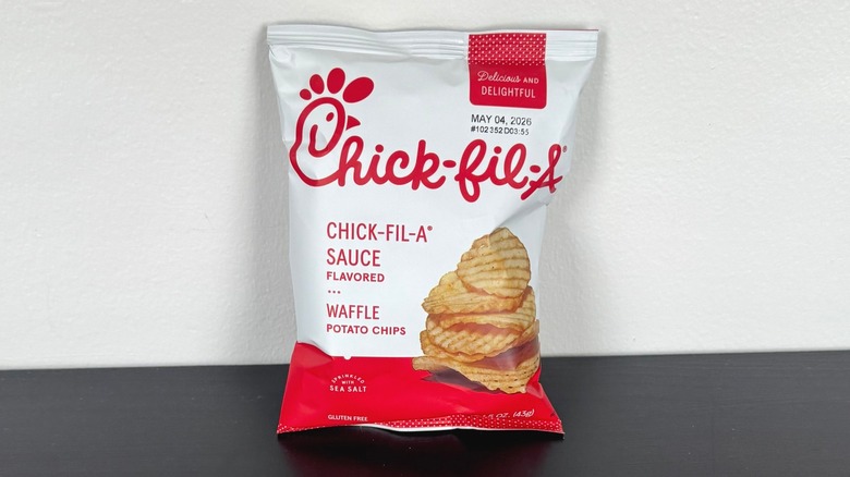 Chick-fil-A Sauce Flavored Waffle Potato Chips