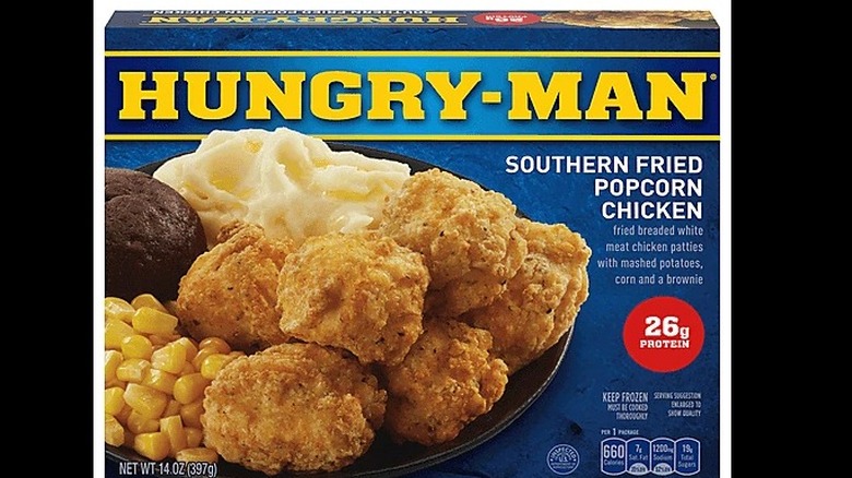 Hungry Man Popcorn Chicken Dinner