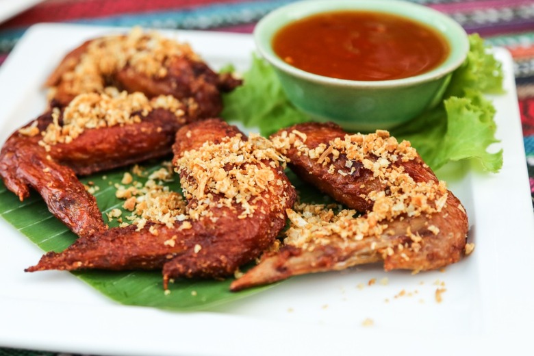 Thai Peanut Chicken Wings