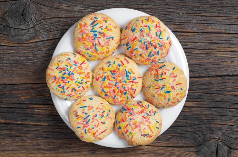 Vanilla Bean Confetti Cookies