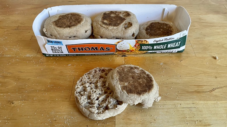 Whole wheat English muffins