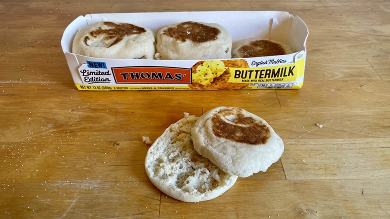 Buttermilk English muffins