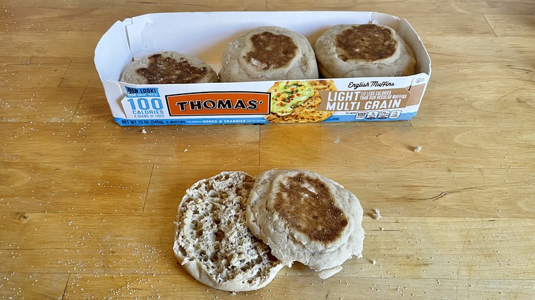 Box of English muffins