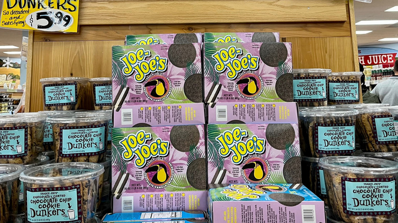 A display of cookies at Trader Joe's