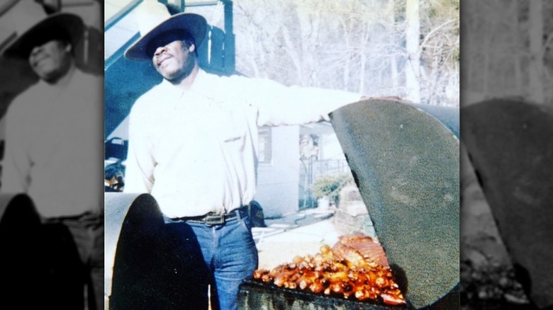 Christopher B. Stubblefield smiling hat smoker