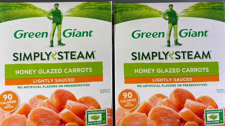Green giant carrot box