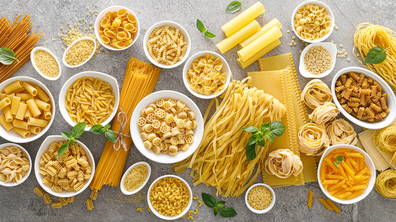 Assorted pasta