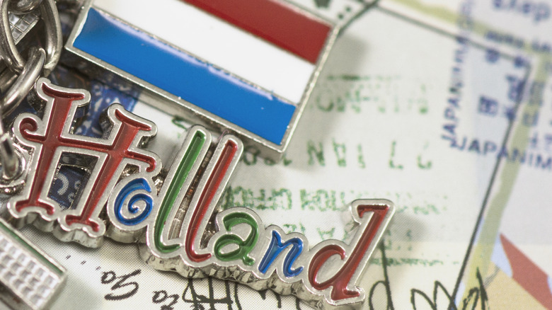 Holland name and flag