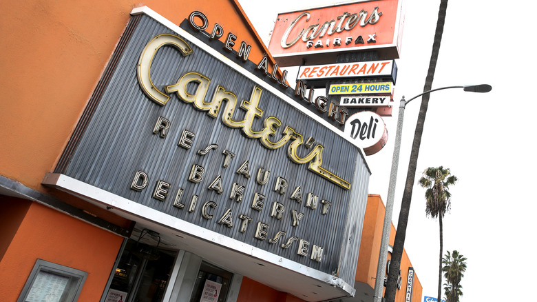 Canter's Deli sign