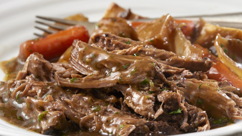 Pot roast with vegetables