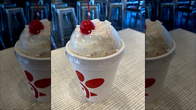 Chick-fil-A Cookies & Cream Milkshake