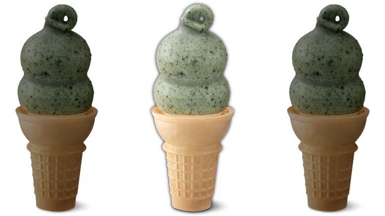 The Mint Crunchin' Cookie Dipped Cone at Dairy Queen
