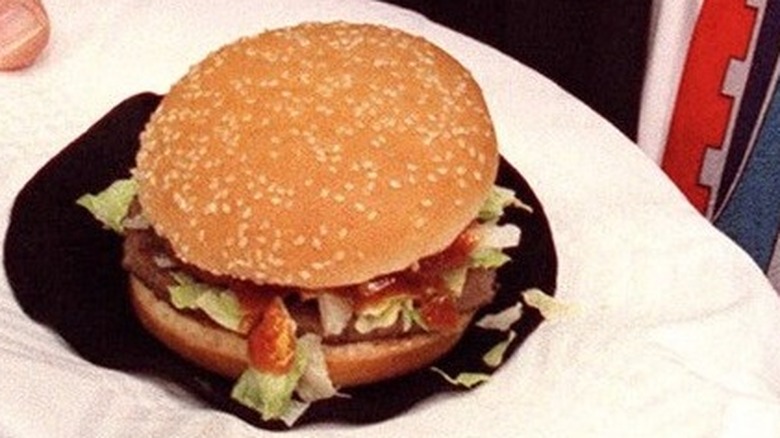 McDonald's McLean Deluxe on platter