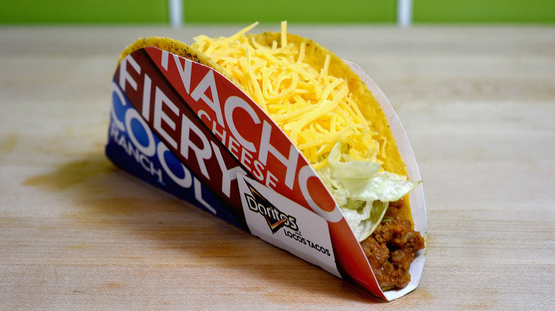 Taco Bell Doritos Locos taco