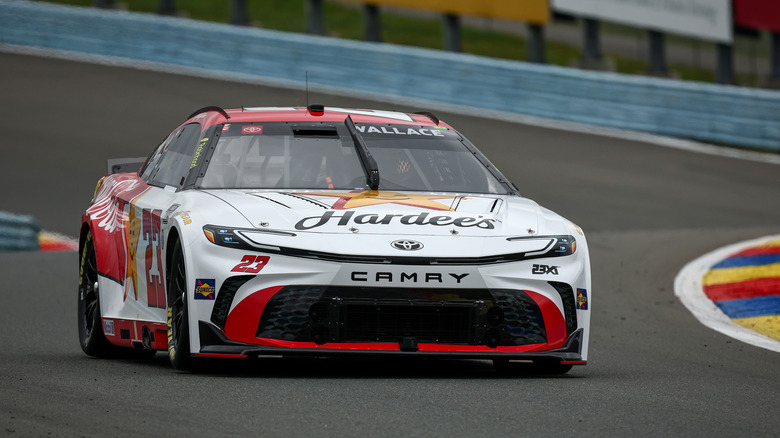NASCAR car sponsored by Hardee's