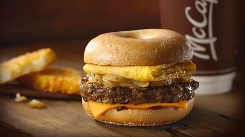 McDonald's Breakfast Bagel Sandwiches