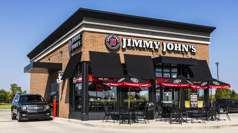 Exterior of a Jimmy John's