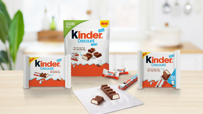 Kinder Chocolate bars 