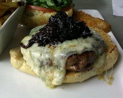 Square Burger&apos;s Bleu Burger